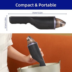 Aspiradora de Mano Potente de 6300 Pa, Inalámbrica, con Depósito de Polvo de 120 ml, 3 Velocidades, Bajo Ruido, para Hogar/Oficina/Mascotas/Auto, Recargable, con Filtro - Product Image 4