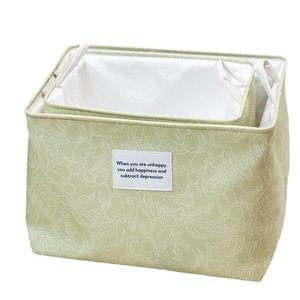 Caja de almacenamiento de algodón y lino de gran capacidad, cesta de almacenamiento de escritorio rectangular para <span class=keywords><strong>ropa</strong></span>, juguetes, cesta de <span class=keywords><strong>ropa</strong></span> sucia dibujable - Product Image 6