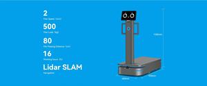 Robot industriel et de service mobile intelligent Aphla Advanced avec navigation GPS et écran LCD pour la logistique d'entrepôt et l'utilisation commerciale - Product Image 2