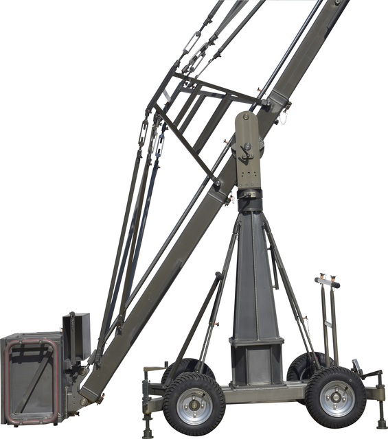 Heavy Duty Motorized Jib Camera Crane of Portable Video Shooting Crane Lifting Jib Origin Type Working Life High