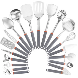 19 Pieces Stainless Steel Cooking Utensils Set Kitchen Accessories Kitchen Utensils Set for Cooking Pots - Product Image 1