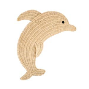 Decoración de pared de ratán en forma de ballena para niños, decoración de pared de mimbre, decorativa, adorno colgante Natural para habitación - Product Image 4