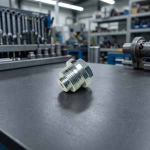 Connecteur en aluminium VCU INTERNATIONAL INC EN AW 6082 avec surface plane usinée CNC pour l'industrie hydraulique et les services de machinerie - Product Image 2