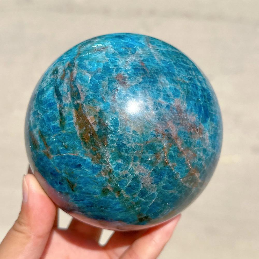 Blue Apatite Ball