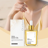 Huile corporelle soyeuse rafraîchissante, hydratante, nourrissante et raffermissante, facilement absorbée
