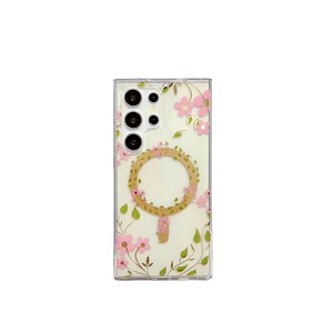 Luxe transfrontalier pour <span class=keywords><strong>Samsung</strong></span> S25U S24 S23F aimant <span class=keywords><strong>coque</strong></span> de téléphone Ultra <span class=keywords><strong>52</strong></span> Gauss magnétique IMD revêtement Pro Max modèles poignée de téléphone - Product Image 5