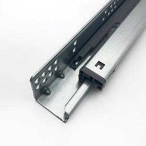 מותאם אישית אילם מסלול מגירה שקופיות מדריכי מטבח ארון נירוסטה רכבת Undermount מגירה שקופיות 3 פי - Product Image 5