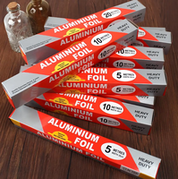 Rouleau de papier aluminium souple de qualité alimentaire 8011, robuste, pour la restauration et l'emballage, vente en gros