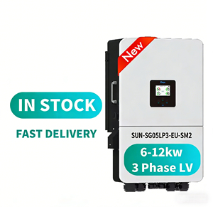 สต็อกคลังสินค้า EU – SUN-3/4/5/6/8/10/12K-SG05LP3-EU-SM2 อินเวอร์เตอร์พลังงานแสงอาทิตย์แบบไฮบริดสามเฟส 3-12kW, 2 MPPT, รองรับแบตเตอรี่แรงดันต่ำ - Product Image 2