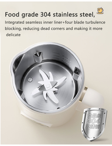 8 In 1 Vegan Nut Milk Maker Lebensmittel prozess Maschine Kochen Hot Mini Blender Sojamilch Maker - Product Image 4