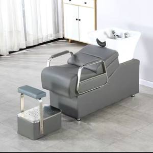 Head Spa Machine Peluquería moderna Peluquería Muebles Salón Lavabo Silla Champú Tazón y silla - Product Image 6