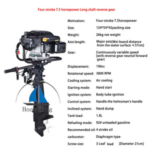 Động Cơ Phía Ngoài Nguồn Động Cơ Diesel Khởi Động Bằng Điện Bốn Thì Cánh Quạt Động Cơ Phía Ngoài Có Thể Được Tùy Chỉnh - Product Image 4