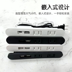 Dual <b>Usb</b> Dual <b>Socket</b> Tabletop Power Strip 2 Ac Outlets 2 <b>Usb</b> A Ports Indoor Use <b>With</b> <b>Usb</b> Port Standard Grounding 220 V - Product Image 3