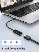 Adaptador UGREEN DisplayPort a HD-MI 4K 60Hz Macho a Hembra, Conversor DP a HD-MI, Cable de Pantalla de Video
