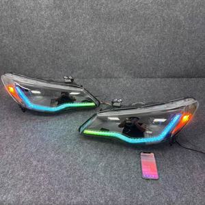 Gran oferta RGB 2005-2012 año modelo Hon da Octagon <span class=keywords><strong>CIV</strong></span> IC FD2 LED faro montaje modificación siete colores RGB - Product Image 2