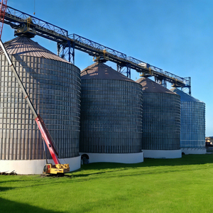 Système de surveillance de la température et de la ventilation pour silo à fond plat en acier de 5000 tonnes, certifié ISO9001 CE, de haute qualité, marque TSE, pour une utilisation à <span class=keywords><strong>long</strong></span> terme - Product Image 1