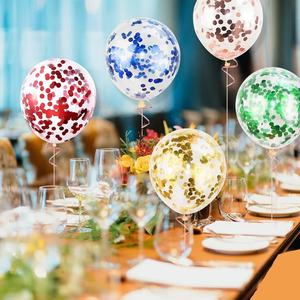 Wedding Decoration Birthday Party Decoration 12 Inch <b>Paper</b> Sequin Transparent Balloons Stuff Golden Bubble Confetti Balloon - Product Image 5