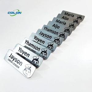 定制拉丝不锈钢铭牌不干胶雕刻蚀刻牌匾黄铜金属标签板 - Product Image 4