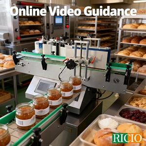 Mesin Pelabel Botol Kaca Vertikal Otomatis Penuh, Aplikator Label Kaleng Aluminium Meja, Mesin Pelabelan Desktop untuk Botol Bulat - Product Image 1