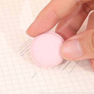 Penghapus tinta warna permen berbentuk Macaron kreatif untuk siswa sekolah dasar menghapus bersih dengan jejak kurang penghapus karet remah - Product Image 5