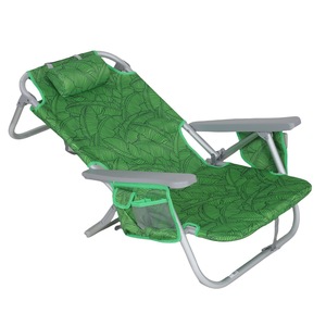 Silla de Playa Plegable Ligera con Respaldo Ajustable y Bolsas de Transporte, Sillas Portátiles y Resistentes para Playa y Camping - Product Image 6