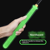 Poignée de canne à pêche lumineuse en silicone, anti-enroulement, pour la pêche à la carpe et aux gros poissons