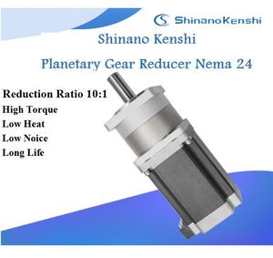 Caja de Engranajes Planetaria de Alta Torsión Shinano Kenshi, 40 Nm, 60 mm, Relación 40/1, Motor de 24 V, Longitud 145.8 mm - Product Image 2