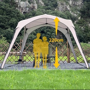 Tenda da campeggio all'aperto, impermeabile e schermato dal sole per <span class=keywords><strong>viaggi</strong></span> <span class=keywords><strong>di</strong></span> <span class=keywords><strong>gruppo</strong></span>, alta 2.2m all'ingrosso - Product Image 5
