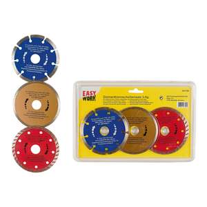 Disque diamanté Wetcutting/disques à tronçonner / diamanten slijpschijven set FACILE TRAVAIL - Product Image 1