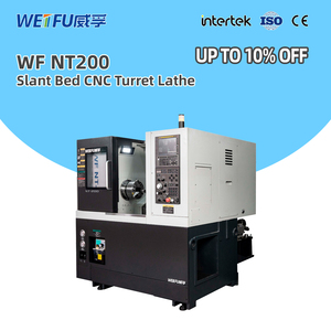 Torno CNC de Alta Precisión para Trabajo Pesado de 3 Ejes Mitsubishi Automático con Bancada Inclinada WF-NT200 para Metal - Product Image 2