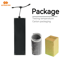 Tapetes Descongelantes de PVC Flexibles Modernos de Alta Calidad de 10'' X 60'' para Uso en Exteriores en Hoteles, Parques y Áreas Residenciales; Certificación ETL