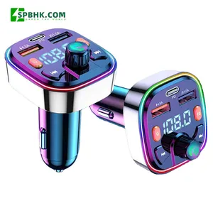 Audio MP3-Player 3.1A Bluetooth-Auto-FM-Sender Dual-USB-Schnelllade-Auto ladegerät