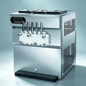 Macchina per Gelato Professionale da Tavolo di Alta Qualità con Funzione Notturna, Lavabile, 7,5 Gusti, per Gelato Soft - Product Image 5