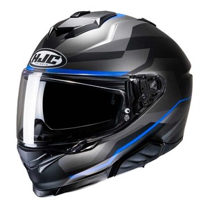 Casco Integrale Hjc I71 Blu Grigio Nero in Policarbonato L per Moto - Product Image 1