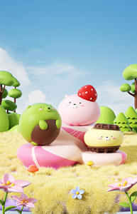 ของเล่นยางธรรมชาติน่ารักสำหรับสุนัขผลไม้คุกกี้สัตว์ผลิตภัณฑ์สัตว์เลี้ยงที่ส่งเสียงดังของเล่นสำหรับสุนัขตัวเล็ก - Product Image 3