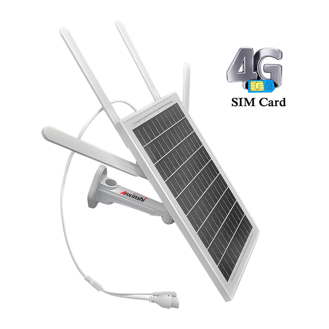 Anxinshi 15W Solar Power Router IP66 Waterproof Outdoor Wireless Router With SIM Card Slot 4G Support WIFI Hotport