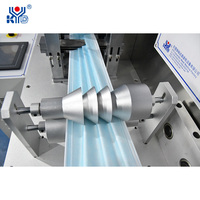 Machine de fabrication de masques faciaux entièrement électrique et automatique KYD avec soudage des attaches auriculaires internes
