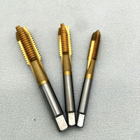 Tarauds de machine à filetage en spirale CNC Grewin Tools, revêtement en étain, M3-M8, pour le filetage des métaux non ferreux