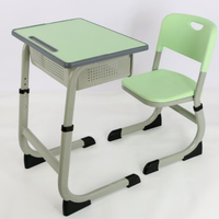 Meubles scolaires modernes en métal, pupitres, bureaux et chaises d'école, accessoires de salle à manger, table confortable pour enfants