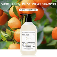 Shampooing Professionnel Hydratant aux Acides Aminés, Kératine Hydrolysée et Vitamine E, Parfum Floral Agrumes, Marque Blanche, Vente en Gros OEM