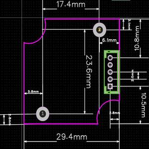 Module de capteur d'inclinaison, d'accélération et de gyroscope à 6 axes GY-485-6DOF (MODBUS-RTU) W144 - Product Image 2