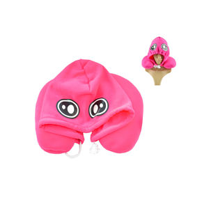 Oreiller de sieste avec capuche personnalisé <span class=keywords><strong>en</strong></span> forme de U, doux, motif Panda, 100% polyester, rembourré de <span class=keywords><strong>microbilles</strong></span>, avec taille et couleur personnalisables - Product Image 2