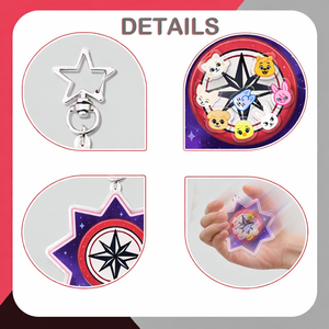 Productos de Moda, Llaveros Rectangulares con Alfabeto y Corazón, Impresión Digital a Color Personalizada, Precio al por Mayor, Llaveros Metálicos - Product Image 3