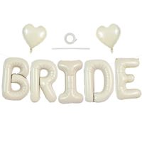 Kit de ballons en aluminium « Future Mariée » – Ballons éclatants effet explosion pour enterrement de vie de jeune fille, douche nuptiale, fête prénuptiale, décorations de fond de mariage
