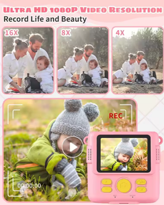 Verjaardag Kerstcadeaus 1080P HD Digitale Kinderfotocamera Direct Afdrukken 6-12 Jaar Jongens Meisjes Peuters Poolse Markt - Product Image 5