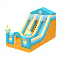Nouveau design, château gonflable en PVC robuste, combo pour fêtes d'enfants, petit toboggan, maison de rebond gonflable, château gonflable pour enfants