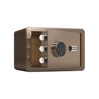 Coffre-fort de gros pour hôtel, petit coffre-fort de chevet 20cm 30cm de haut, mini coffre-fort antivol en acier laminé à froid avec serrure à clé pour bureau