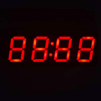 Pantalla LED Roja de 7 Segmentos y 4 Dígitos de 0.56 Pulgadas con Coma 5641AS/5641BS, Tubo Digital de Ánodo/Cátodo Común para Reloj, Contador, Medidor