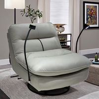Fauteuil de relaxation individuel pour femmes, fauteuil de salon moderne en cuir, fauteuil inclinable électrique pour salon, villa