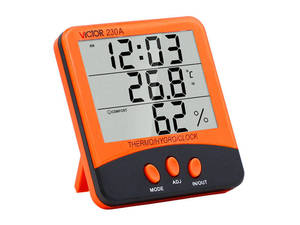 Termómetro-Higrómetro Digital VICTOR para Interiores y Exteriores, Termómetro de Bolsillo de Tamaño Pequeño, Medidor de Humedad para Uso Familiar ±1.0 ℃   Precisión - Product Image 4